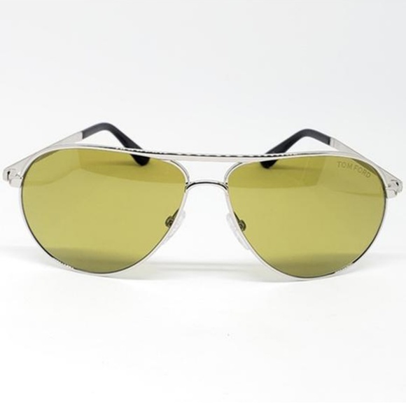 Tom Ford Silver w/Green Anti-Reflective Lens - Picture 5 of 5